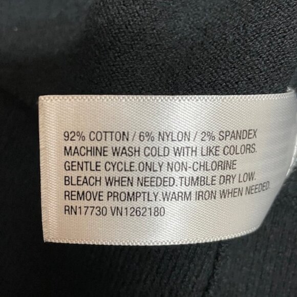 Merona black lightweight cotton-blend cardigan. - Picture 6 of 6